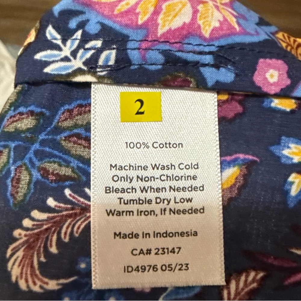 Talbots Multicolor Floral Blouse - Picture 10 of 10